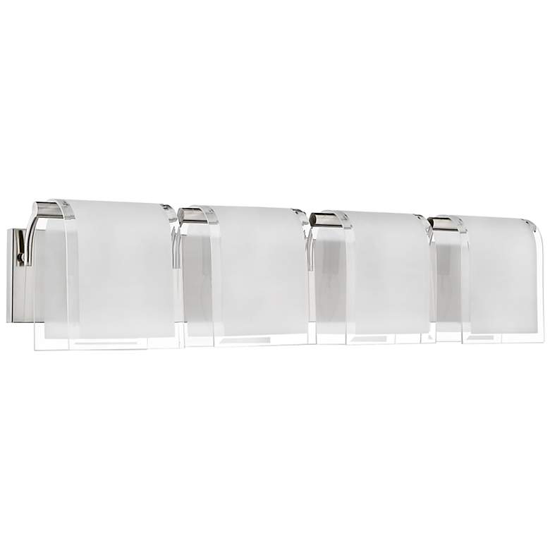 Image 3 Zephyr 30 3/4" Wide Brushed Nickel 4-Light Bath Light