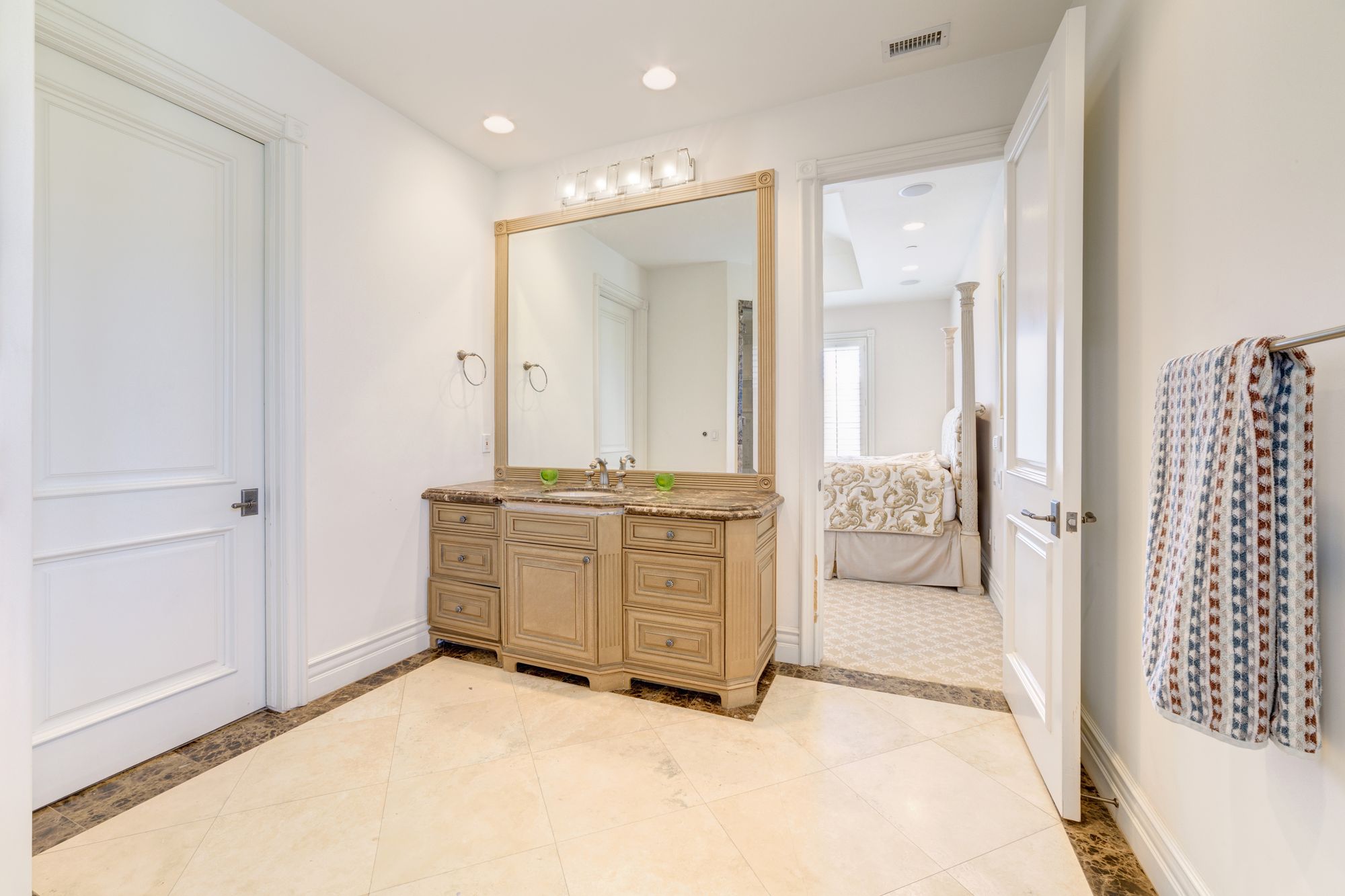 Zephyr 30 3/4" Wide Brushed Nickel 4-Light Bath Light in scene