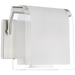 Zephyr 7&quot; High Brushed Nickel Wall Sconce