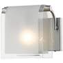Zephyr 7" High Brushed Nickel Wall Sconce in scene