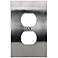 Zephyr Brushed Nickel Finish Convex Outlet Wall Plate