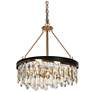 2_Zephyrine 16" Wide Brass and Crystal 4-Light Chandelier