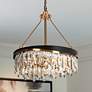 1_Zephyrine 16" Wide Brass and Crystal 4-Light Chandelier