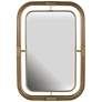 Thumbnail2 of Zerbot Aged Brass 28 1/4" x 42 1/4" Rectangular Wall Mirror