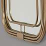Zerbot Aged Brass 28 1/4" x 42 1/4" Rectangular Wall Mirror