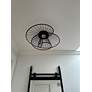 2_Zeta 1-Light 20" Wide Black Flush Mount more views