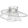 Zeta 1-Light 20" Wide Matte White Flush Mount