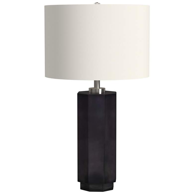 Image 1 Zeus 27 inch Modern Styled Gray Table Lamp