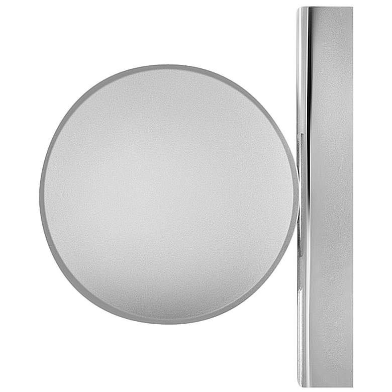 Image 3 Zevi 29" Wide Polished Nickel Brass 2-Light LED Bath Light more views