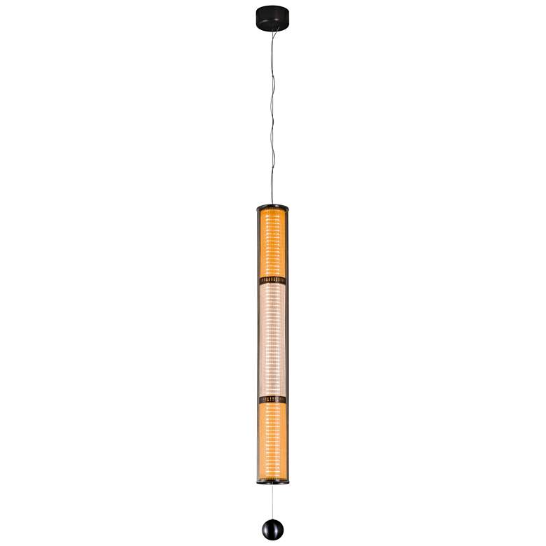 Image 1 Zhu 7.1" Deep Taupe Pendant