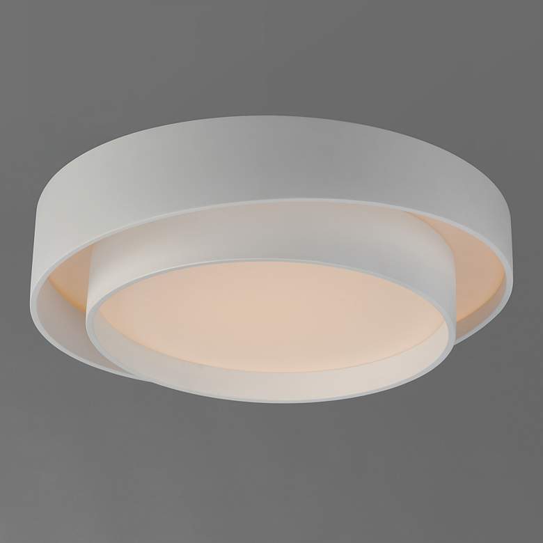 Image 4 Ziggurat 19.75" LED Flush Mount more views