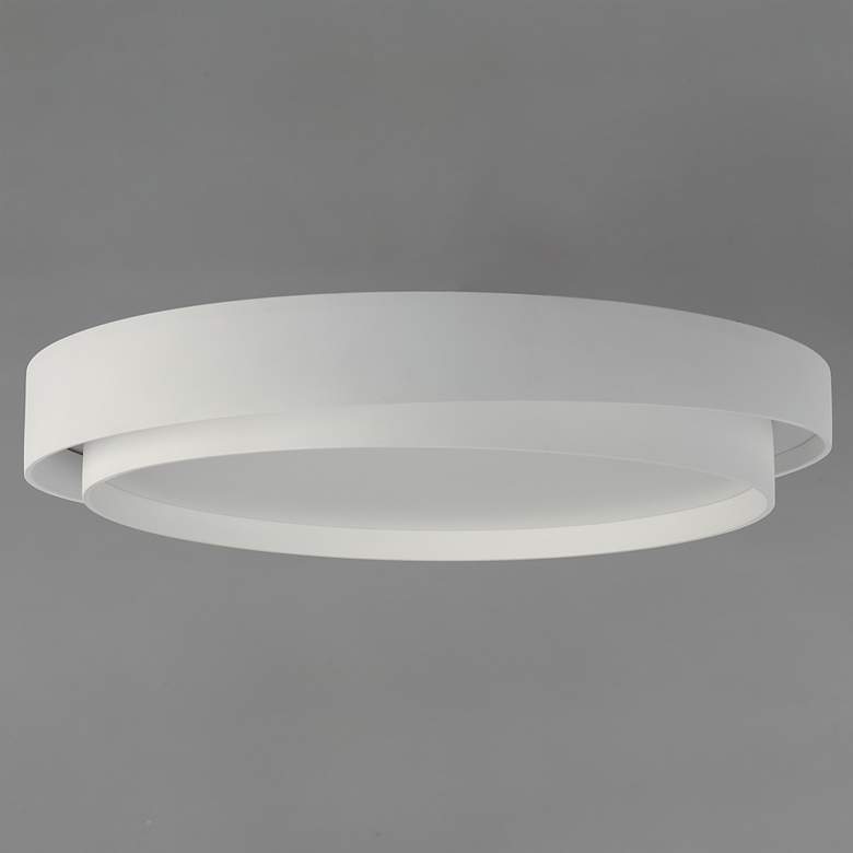 Image 3 Ziggurat 31.5" LED Flush Mount more views