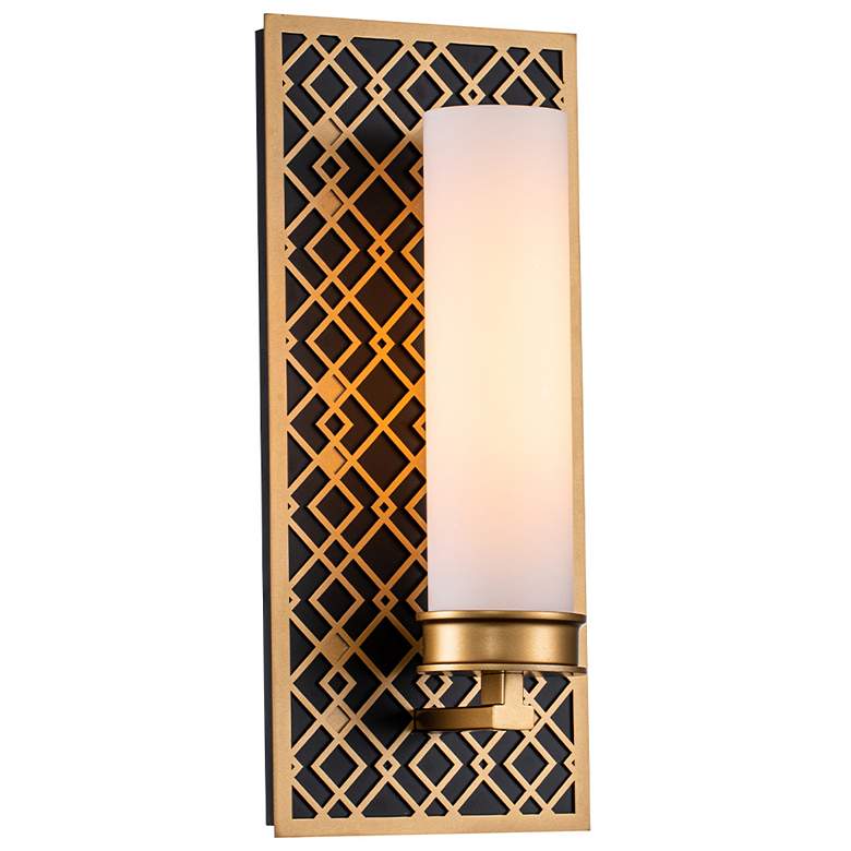 Image 1 Ziggy 1 Lt Bath Bar in Laquered Gold