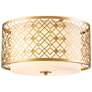 Ziggy Flush Mount in Laquered Gold