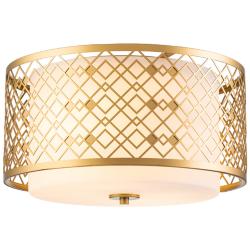 Ziggy Flush Mount in Laquered Gold