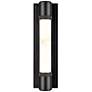 1_Zigrina 18" High Satin Brushed Black 2-Light LED Wall Sconce