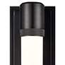 2_Zigrina 18" High Satin Brushed Black 2-Light LED Wall Sconce more views