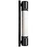 6_Zigrina 18" High Satin Brushed Black 2-Light LED Wall Sconce more views