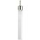 Zigrina 3" LED 3CCT Cylindrical Pendant, 18" Clear Glass and Nick