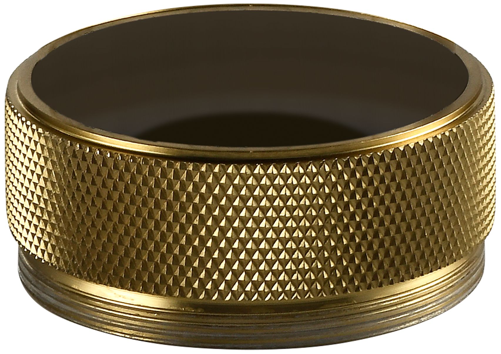 Image 4 Zigrina 3" LED 3CCT Cylindrical Pendant, 18" Fluted Glass Aged Br more views