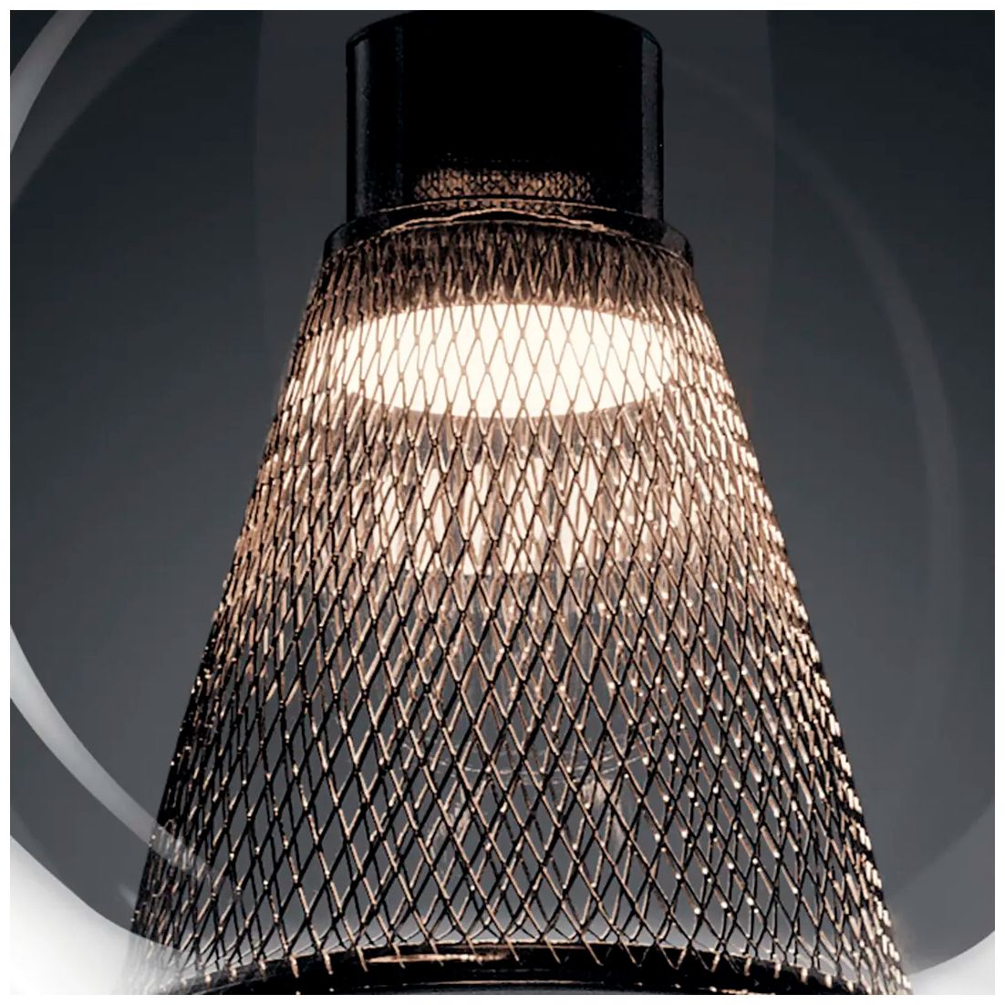 Image 5 Zin 10-Inch 1-Light Chrome Round LED Mini Pendant with Smoked Glass more views