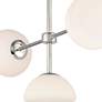 3_Zio 24" Wide Polished Nickel 5 Light Chandelier more views
