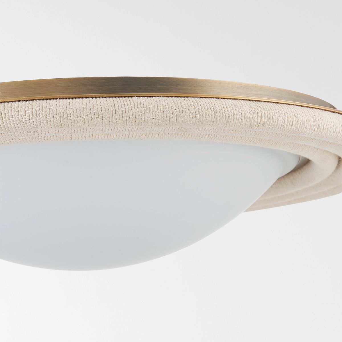 Image 5 Zion 16" Wide Patina Brass LED Ceiling Light more views