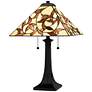 Zion 2-Light Matte Black Table Lamp