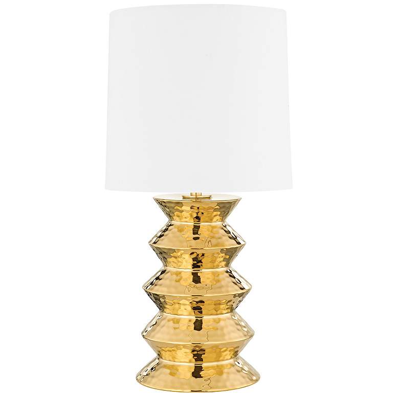 Image 1 Zoe 1 Light Table Lamp Aged Brass