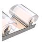 3_Zoe 20" Wide Chrome 3-Light LED Bath Light more views