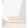 5_Zoe 5" High White Square Wall Wash LED Wall Sconce more views