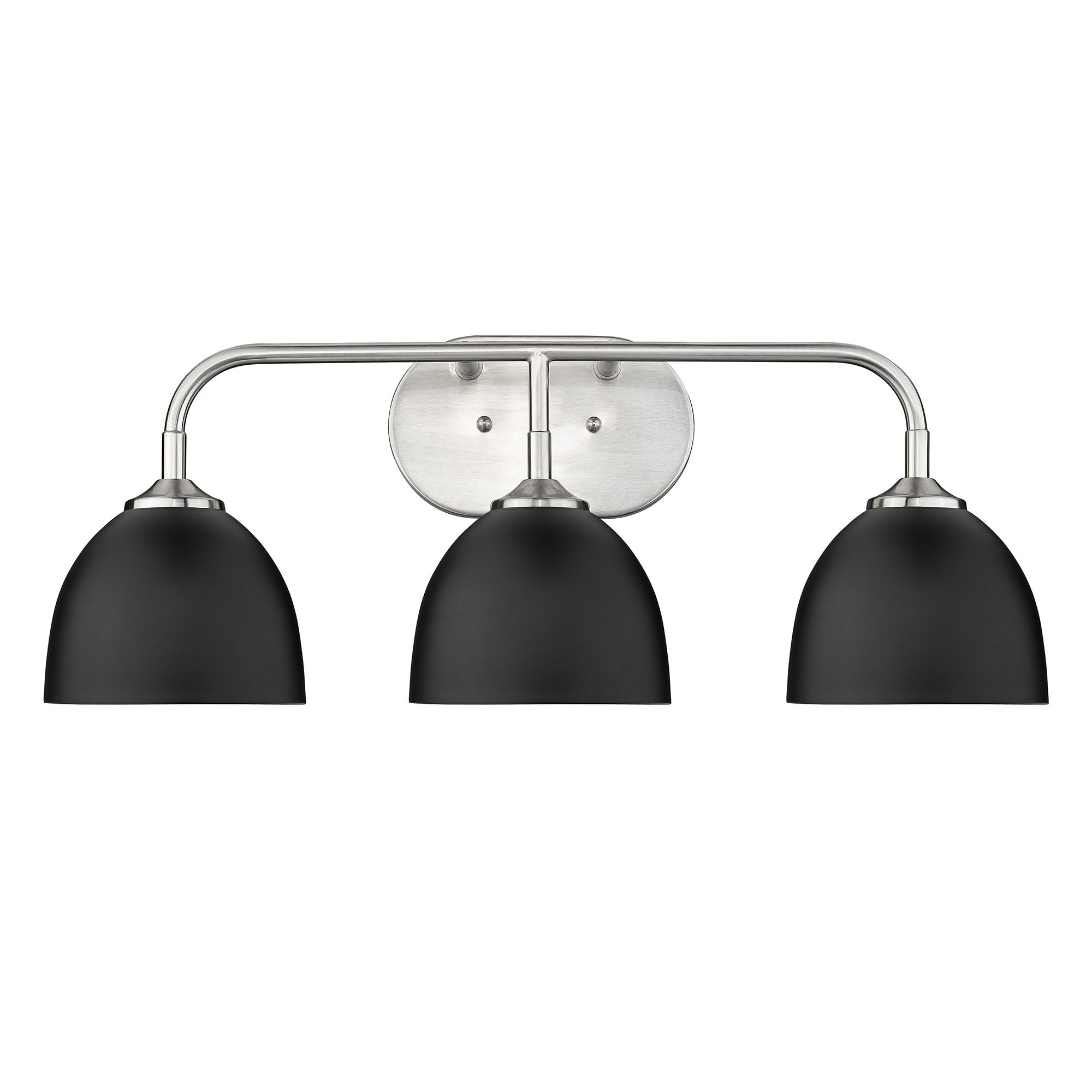 Image 3 Zoey 24 1/2" Wide Pewter and Matte Black 3-Light Bath Light more views