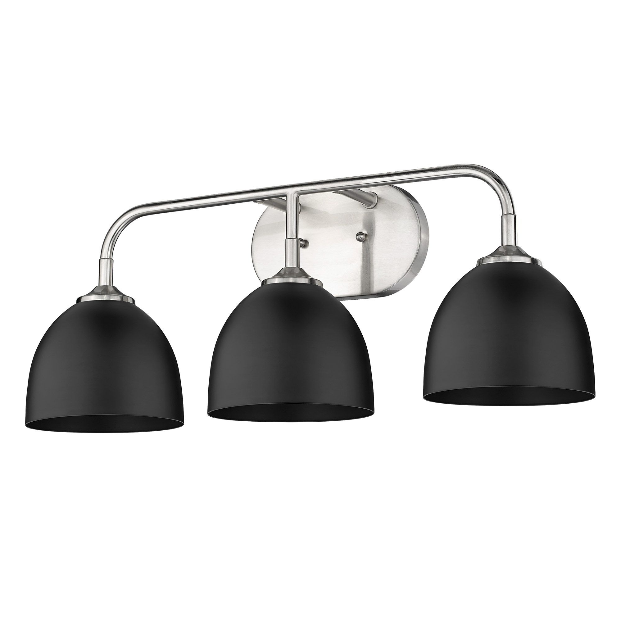 Image 4 Zoey 24 1/2" Wide Pewter and Matte Black 3-Light Bath Light more views