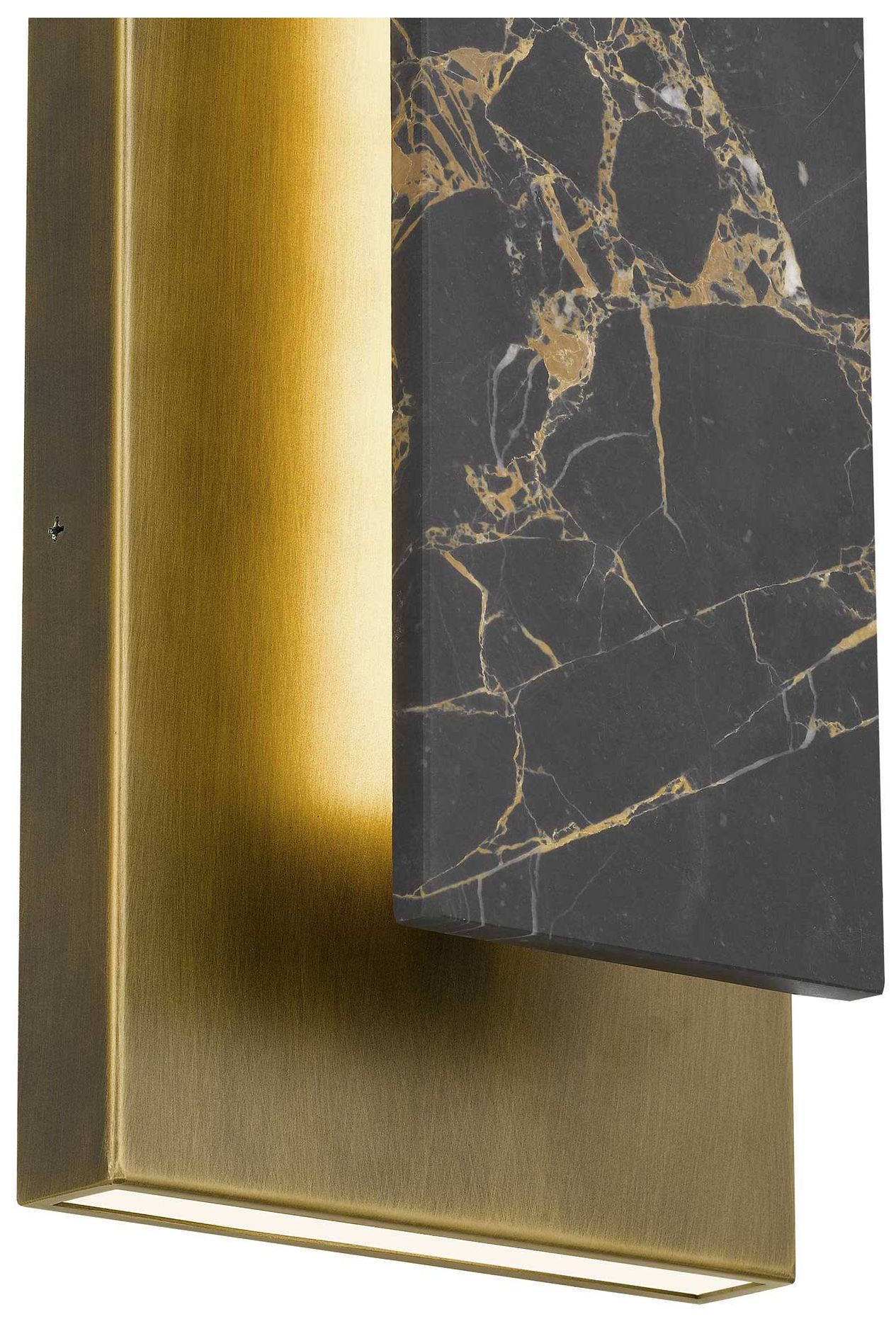 Image 5 Zoey 24" High Painted Antique Brass LED Outdoor Wall Light more views