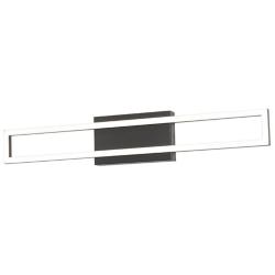 Zola 24" Wide Black LED Bathroom Vanity Light