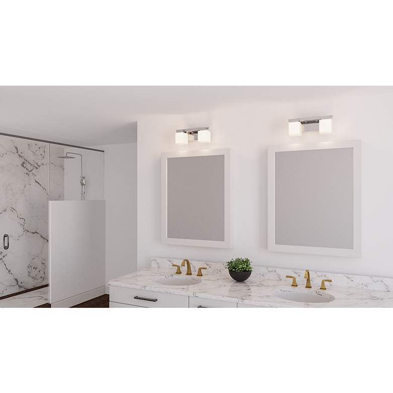 Image 6 Zola Integrated LED Polished Chrome Vanity Light more views
