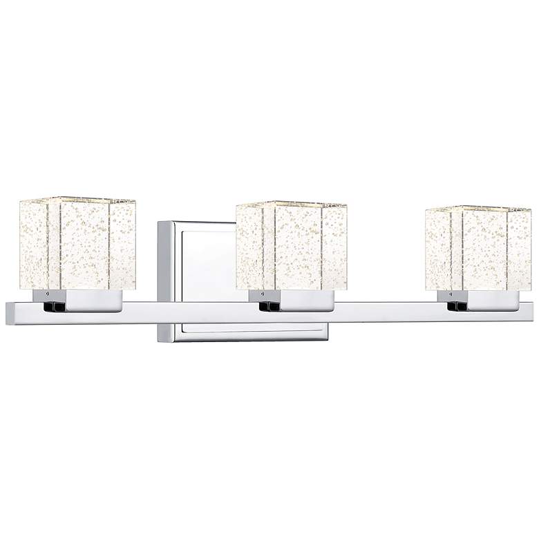 Image 3 Zola Integrated LED Polished Chrome Vanity Light more views