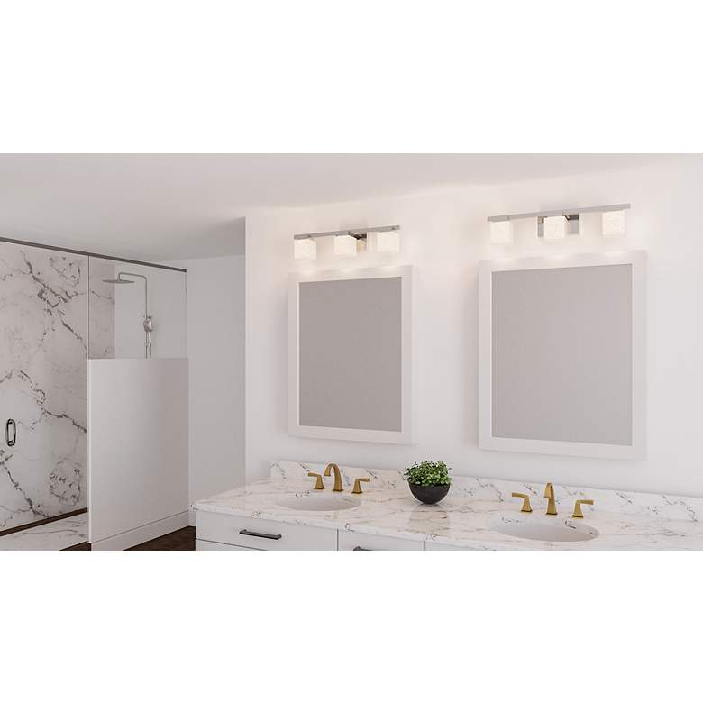 Image 6 Zola Integrated LED Polished Chrome Vanity Light more views