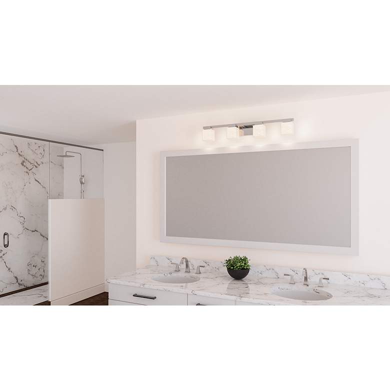 Image 6 Zola Integrated LED Polished Chrome Vanity Light more views
