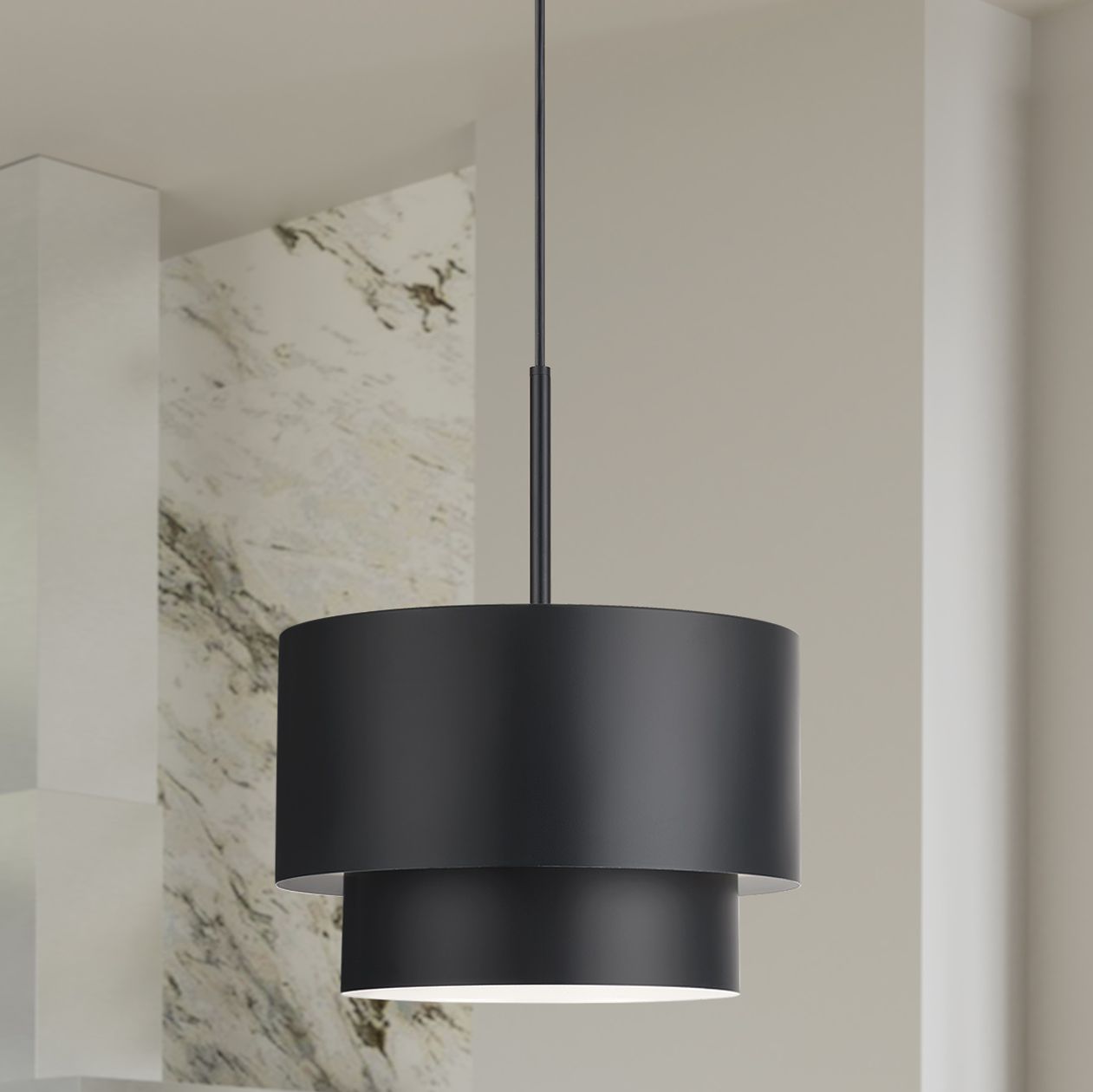 Zolana 1 Light Black Pendant