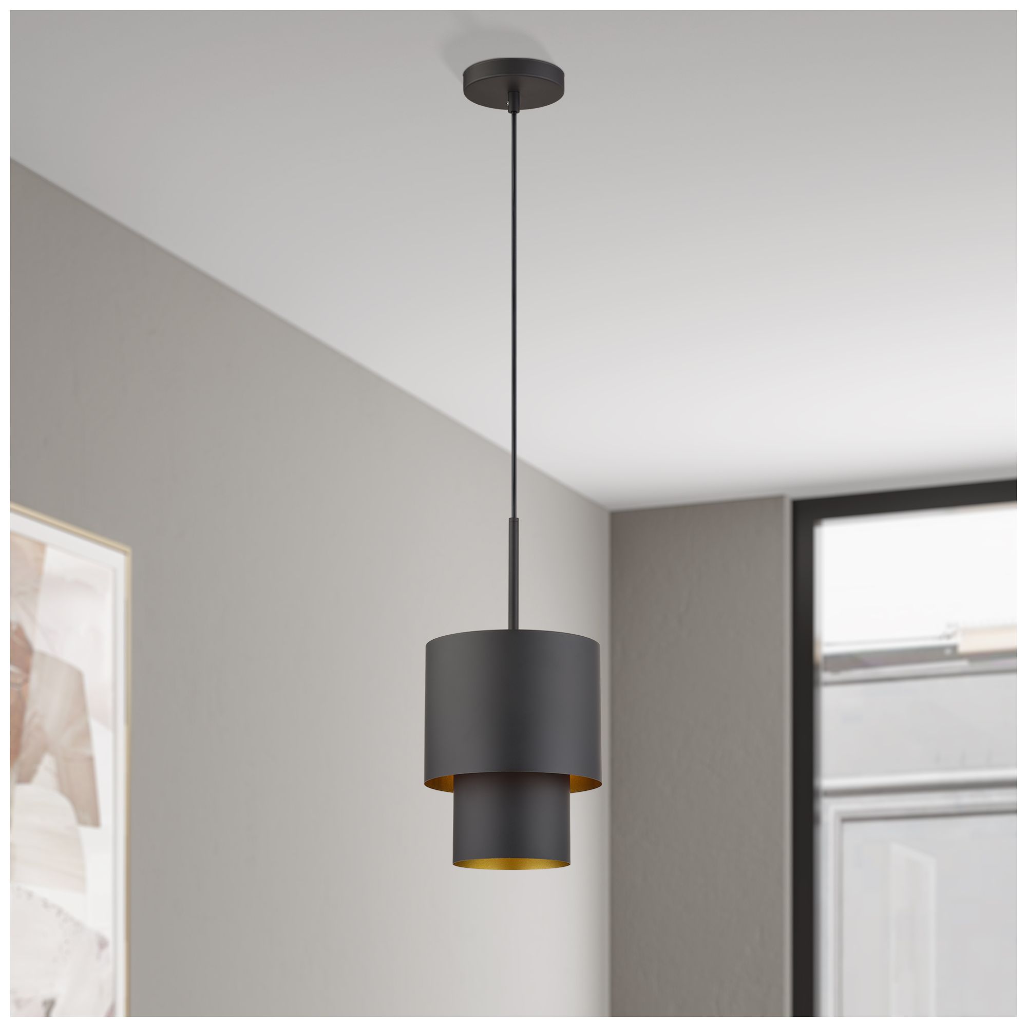 Zolana 1 Light Bronze Mini Pendant