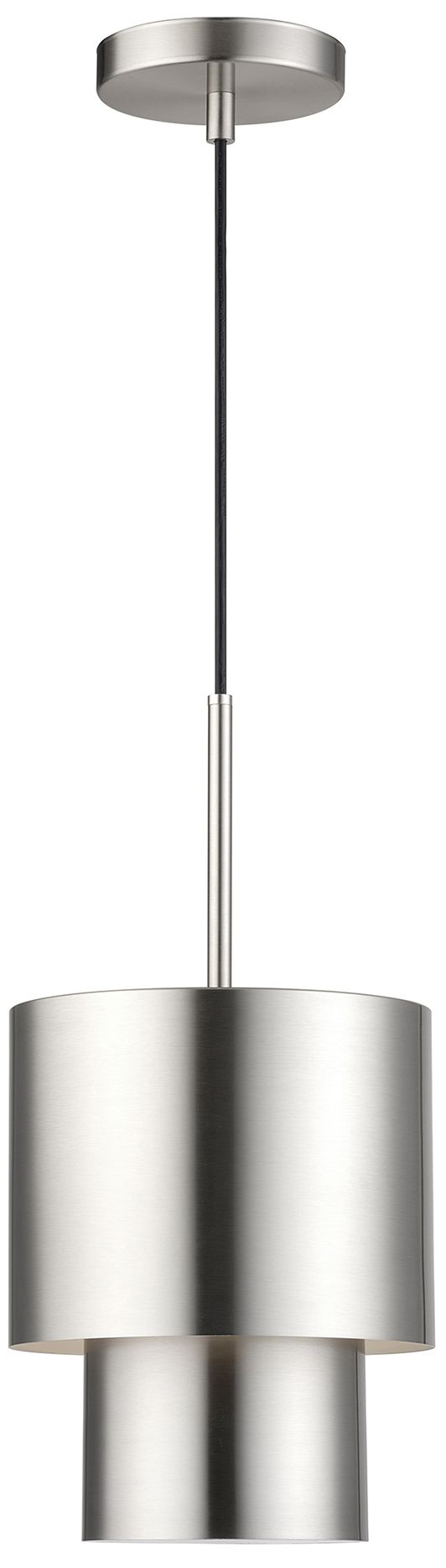 Zolana 1 Light Brushed Nickel Mini Pendant