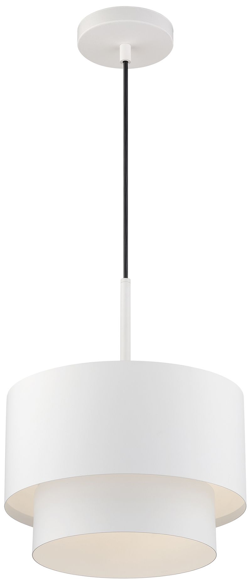 Image 6 Zolana 1 Light White Pendant more views