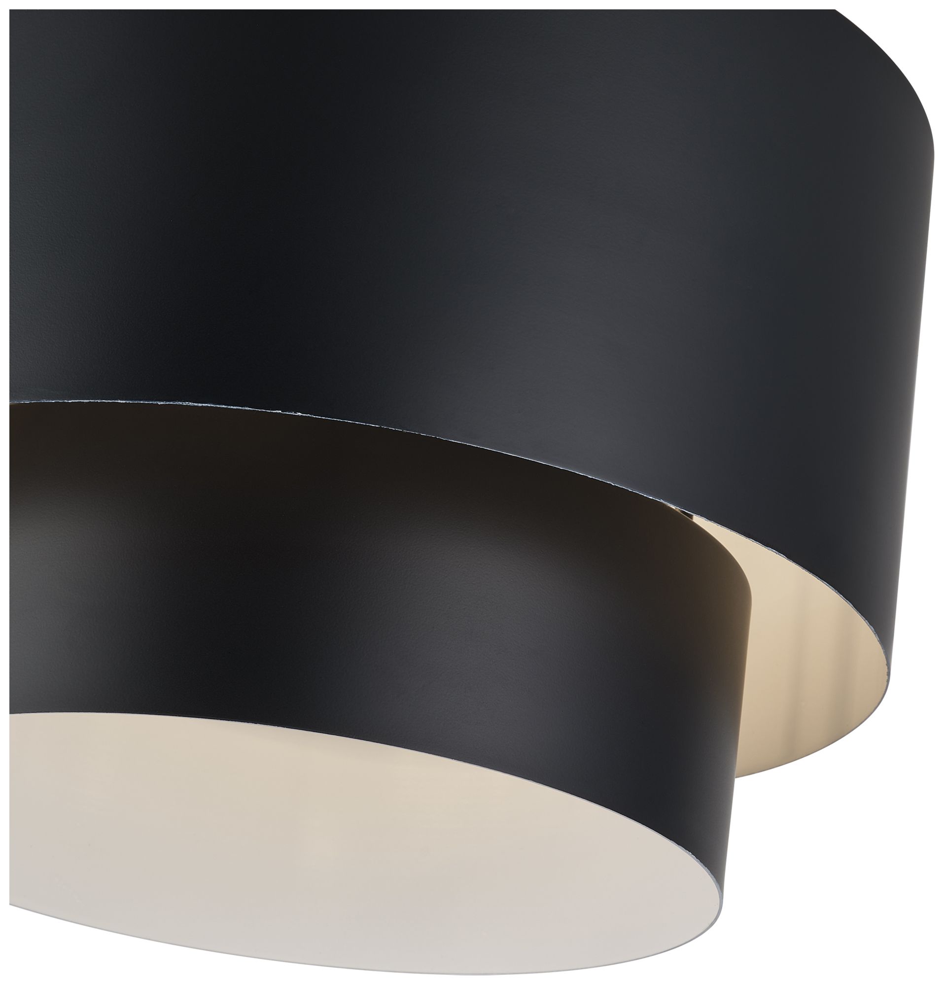 Image 6 Zolana 2 Light Black Medium Semi-Flush more views