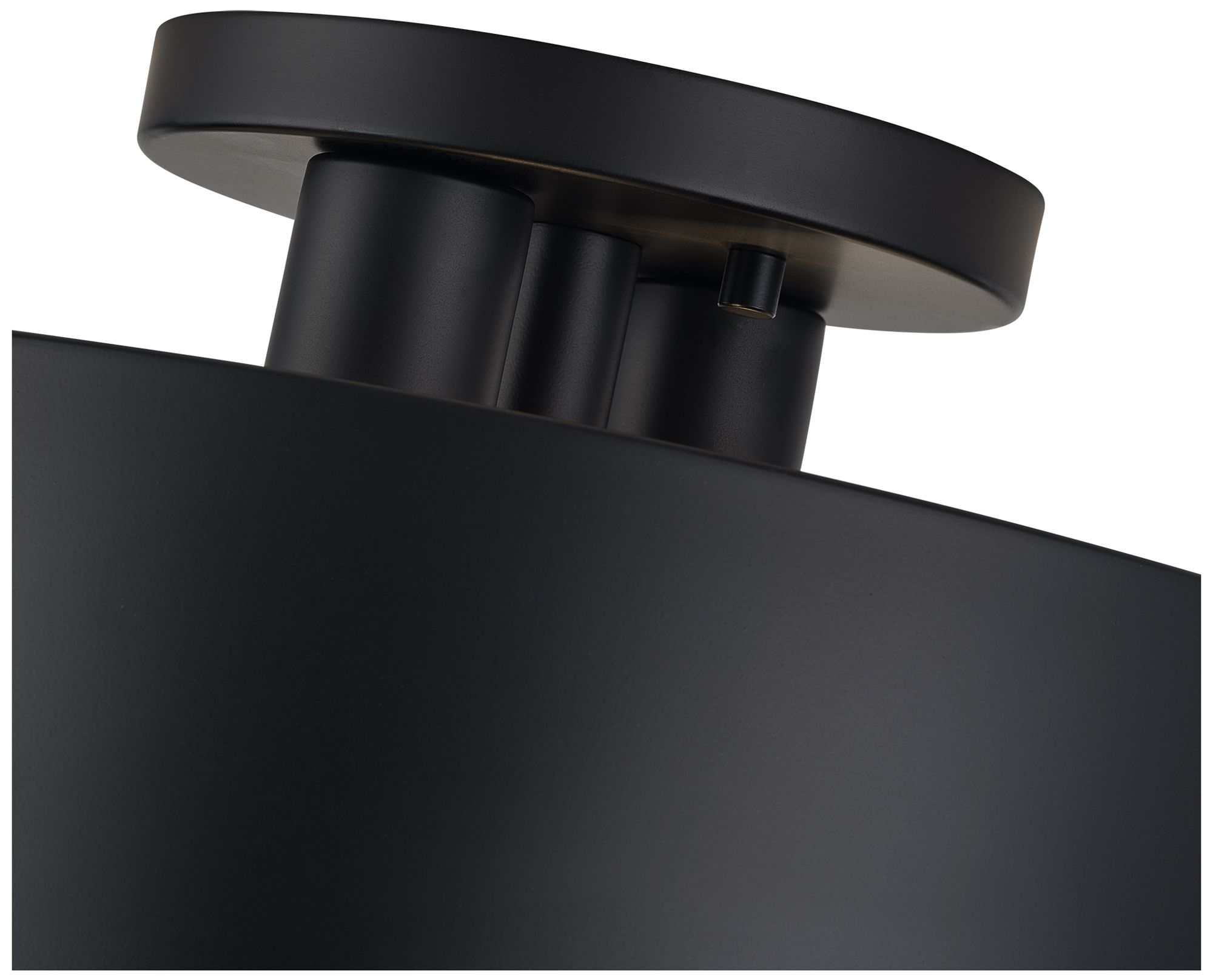 Image 7 Zolana 2 Light Black Medium Semi-Flush more views