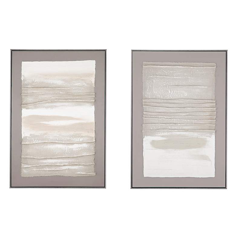 Image 5 Zole I 28" x 40" Gray Framed Canvas more views