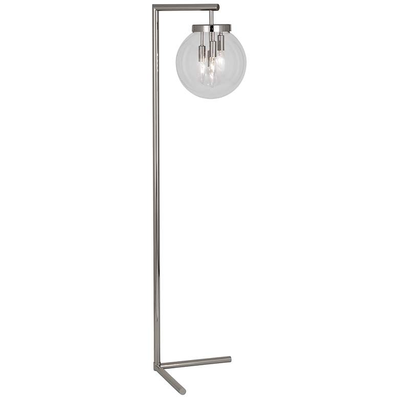 Image 1 Zoltar Polished Nickel Floor Lamp by Robert Abbey