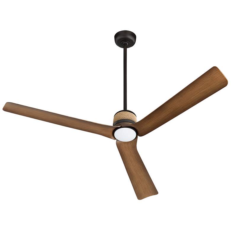 Image 1 Zonda Ceiling Fan - Oiled Bronze - Medium Oak