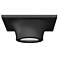 Zoom 6" Wide Satin Black LED Surface Mount