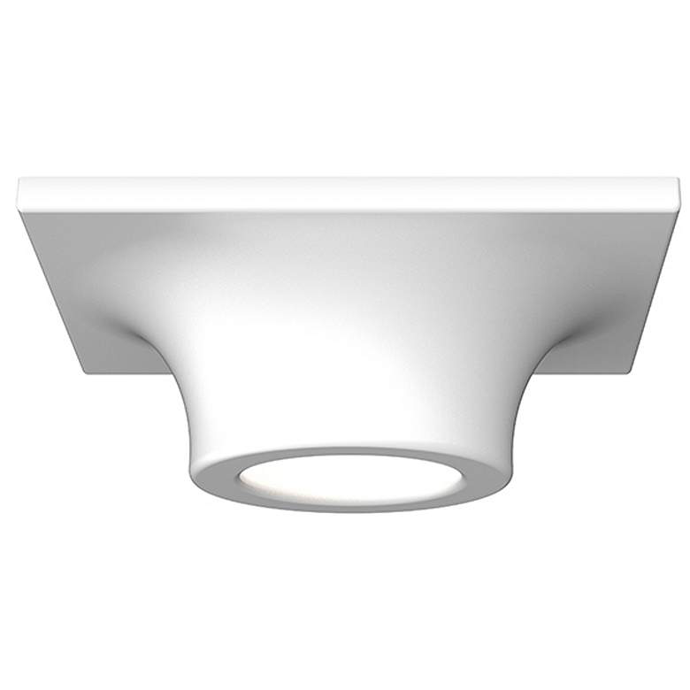 Image 1 Zoom 6" Wide Satin White LED Surface Mount